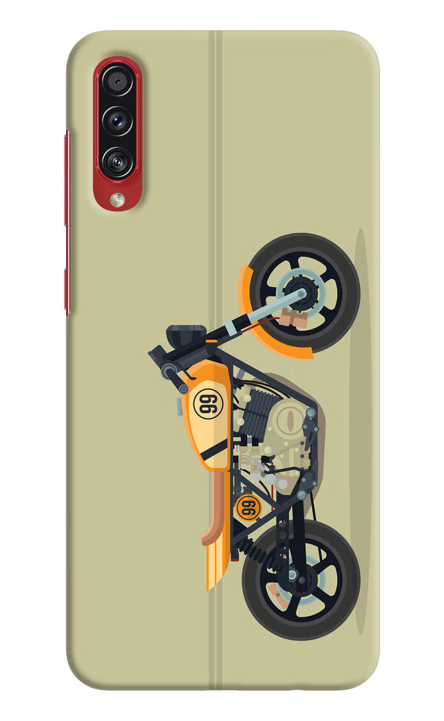 Vertical Speedster Samsung A70s Hard Case Back Cover by Casekaro