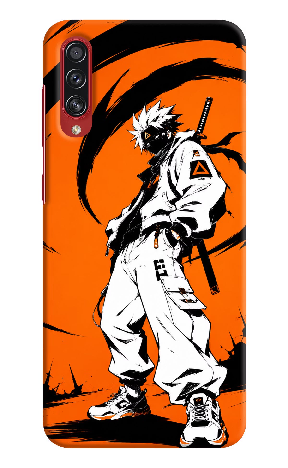 Street Samurai  Samsung A70s Hard Case Back Cover by Casekaro
