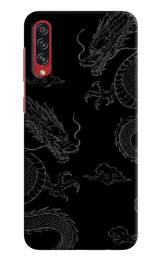 Twin Dragons Samsung A70s Hard Case Back Cover by Casekaro