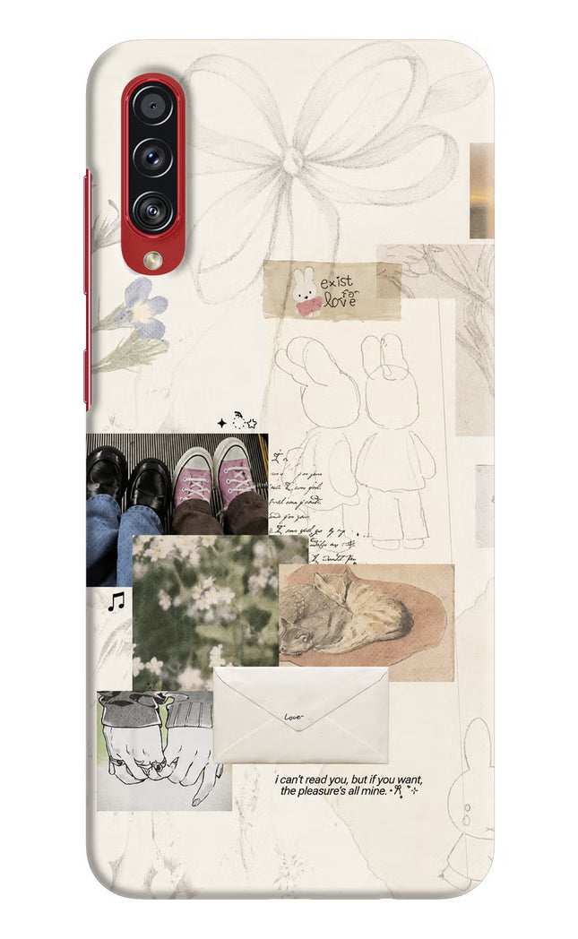 Soft Aesthetic Samsung A70s Hard Case Back Cover by Casekaro