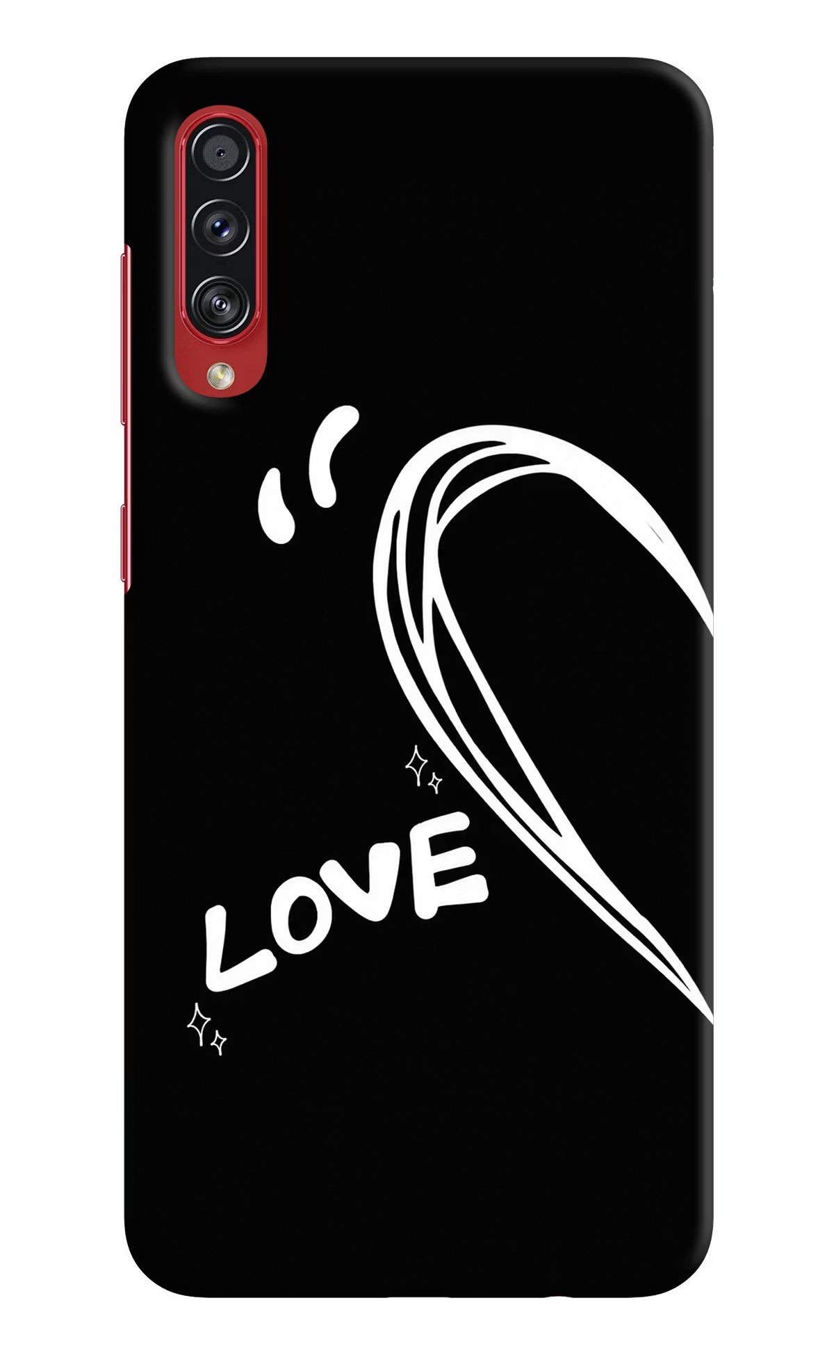 Love Line Samsung A70s Back Cover