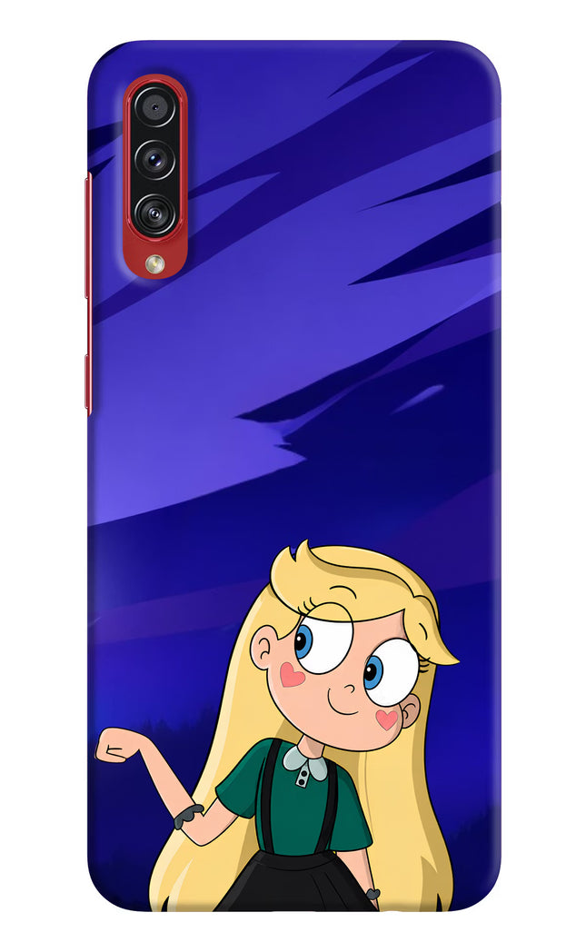 Star Glow Samsung A70s Hard Case Back Cover by Casekaro