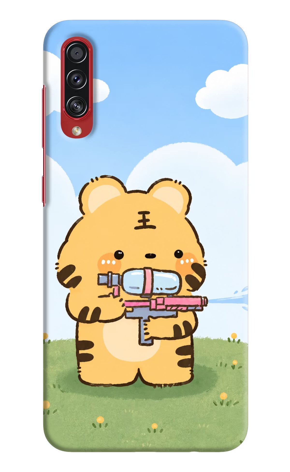 Tiger Treat Samsung A70s Back Cover