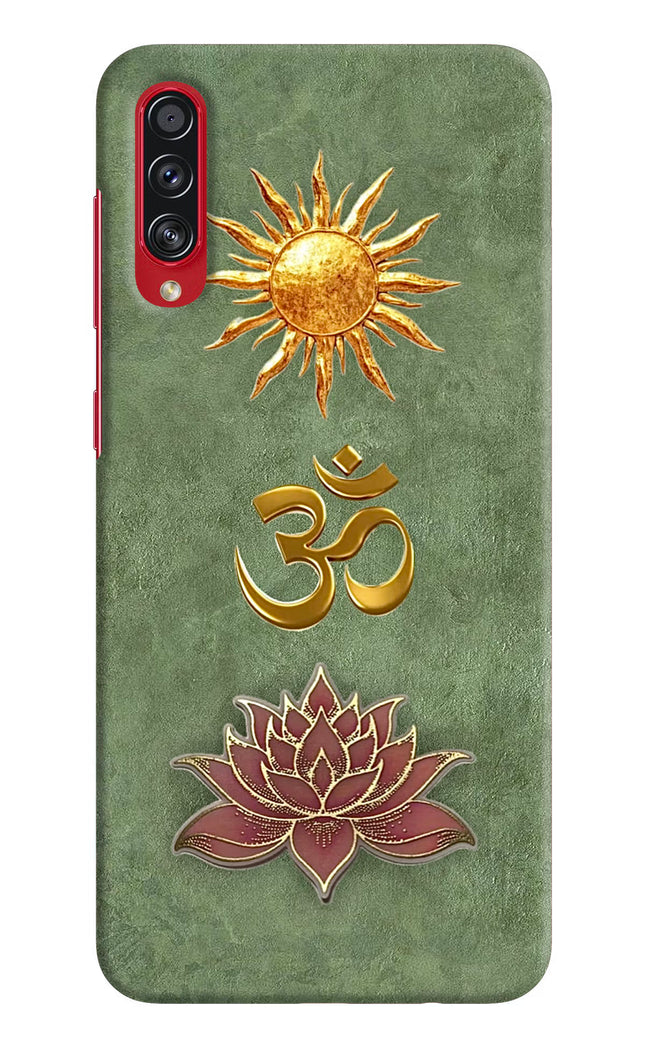 Om & Lotus Samsung A70s Back Cover
