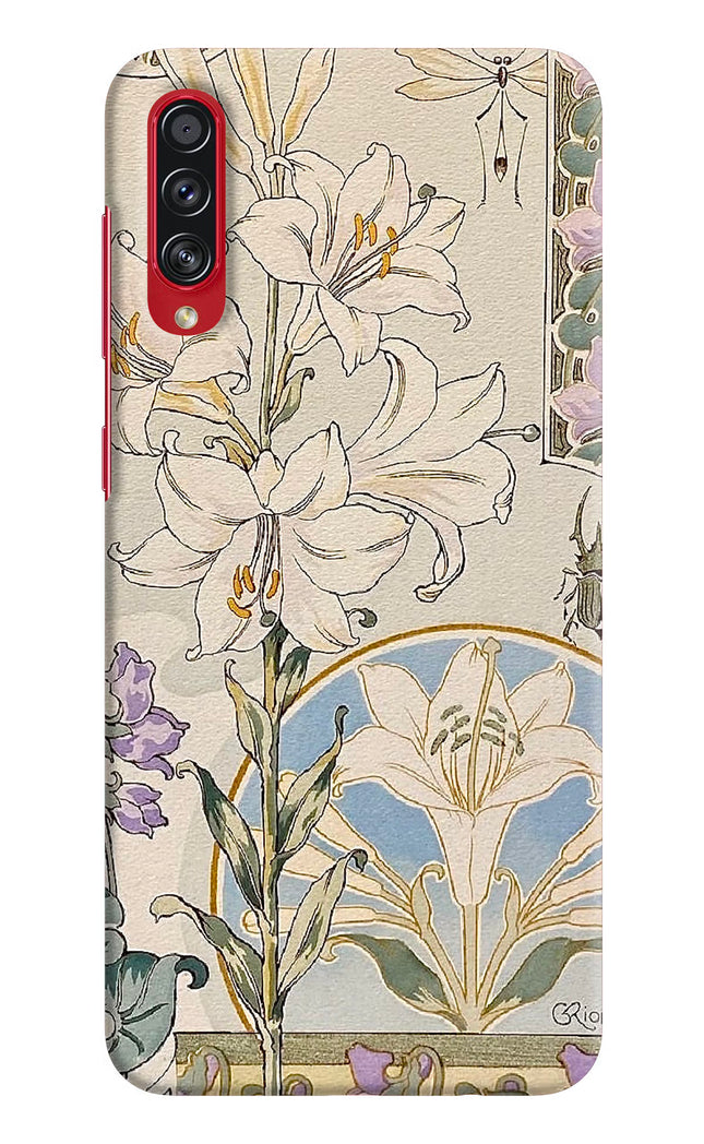 White Lily Samsung A70s Hard Case Back Cover by Casekaro