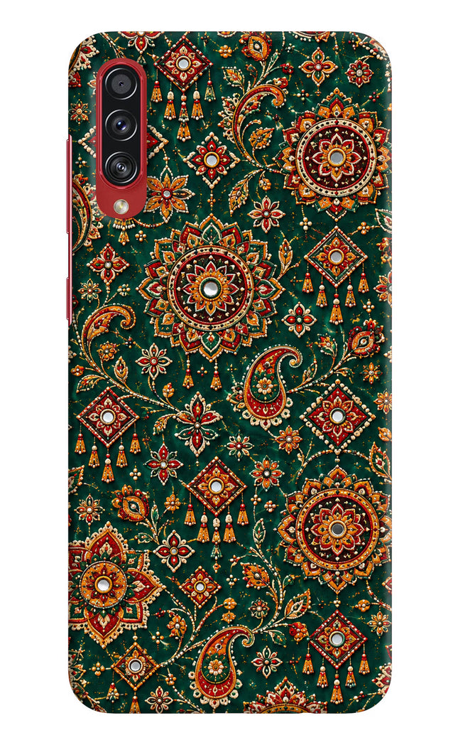 Green Pataka Samsung A70s Hard Case Back Cover by Casekaro