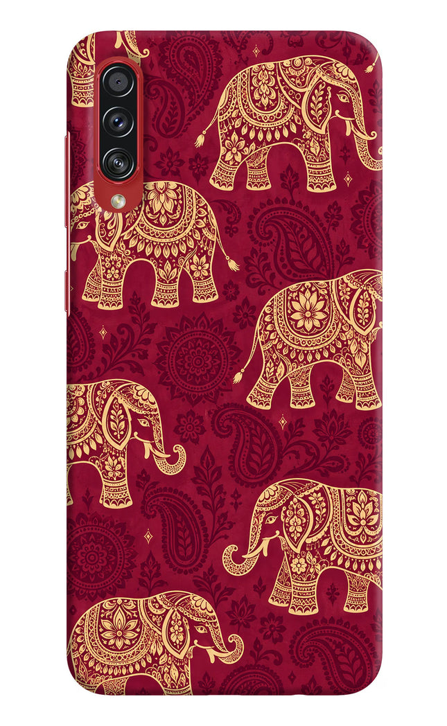 Maroon Elephant Samsung A70s Hard Case Back Cover by Casekaro