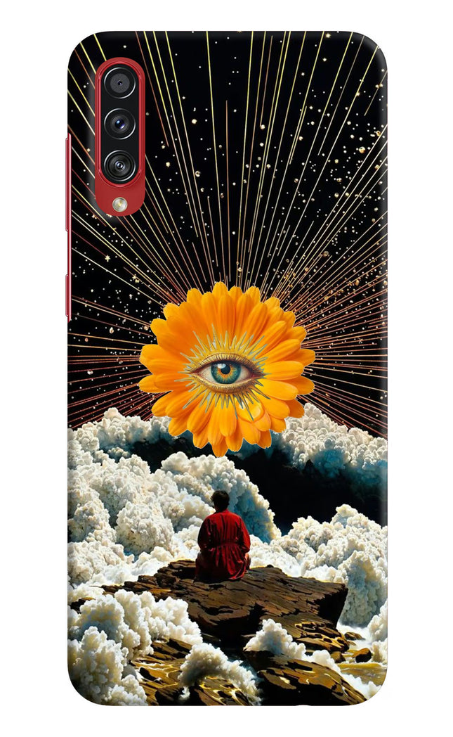 Cosmic Flower Samsung A70s Hard Case Back Cover by Casekaro