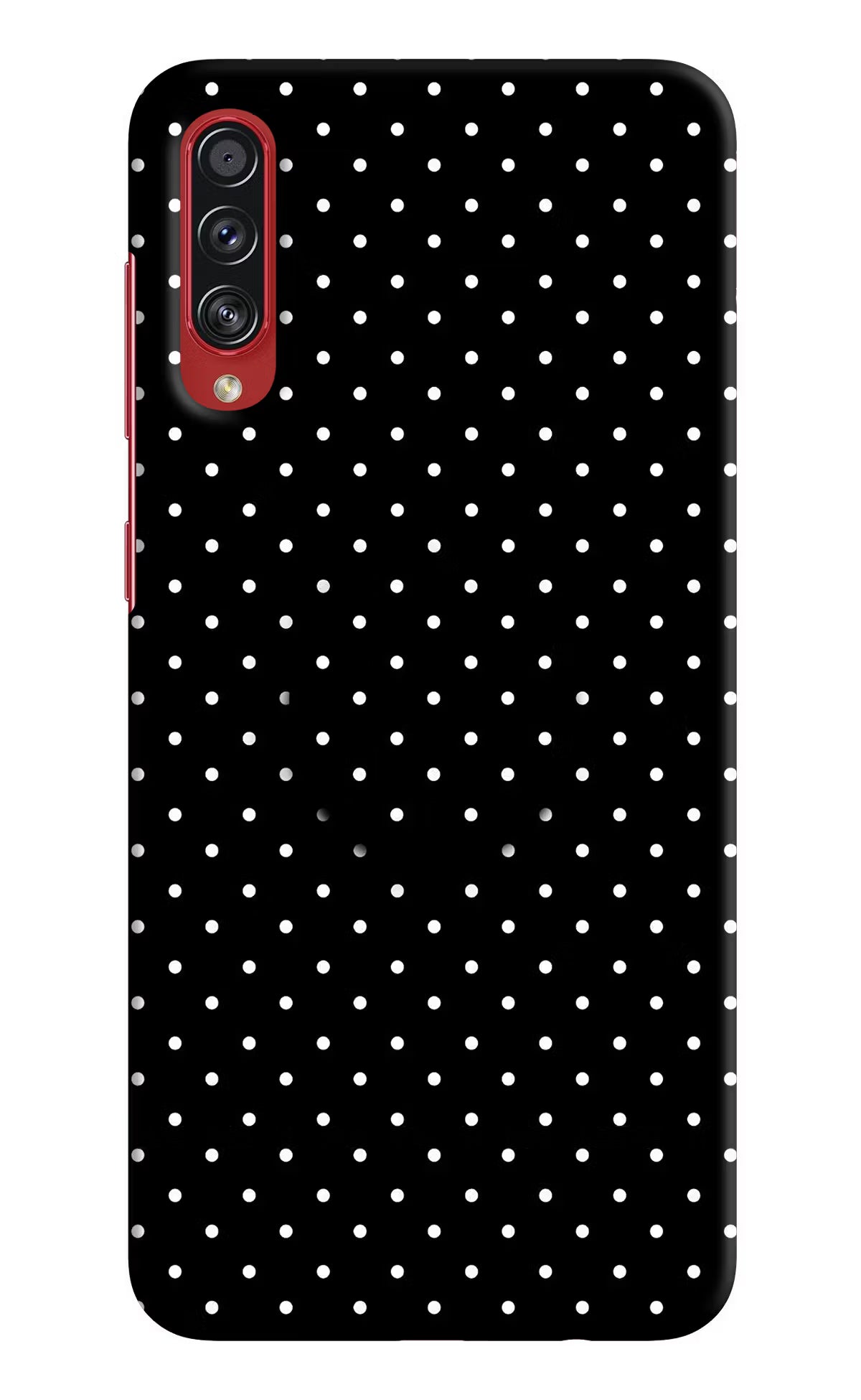 White Dots Samsung A70s Pop Case by Casekaro