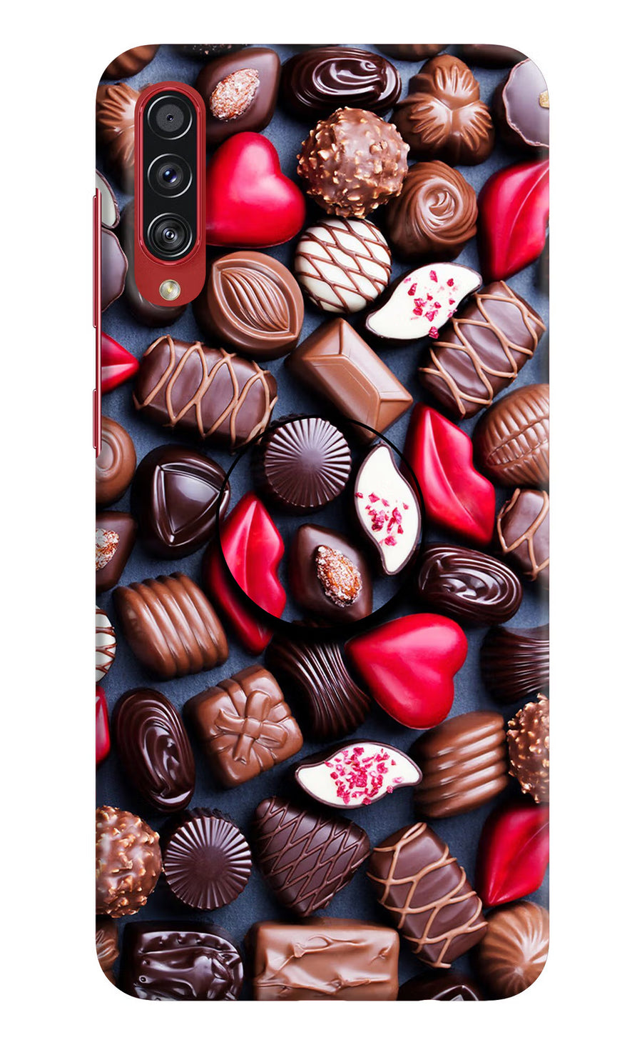 Chocolates Samsung A70s Pop Case, Hard case