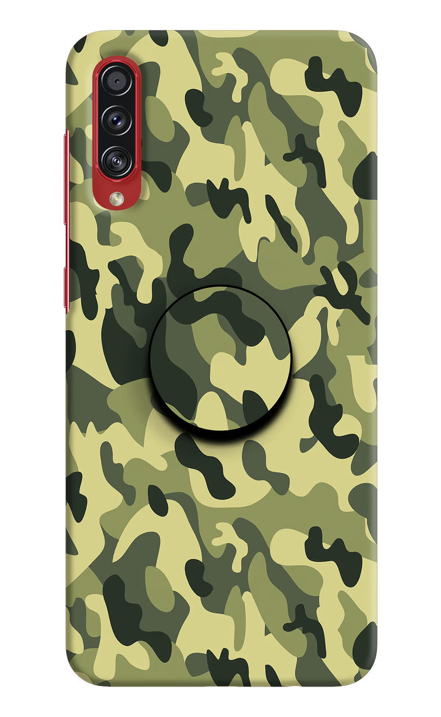 Camouflage Samsung A70s Pop Case, Hard case