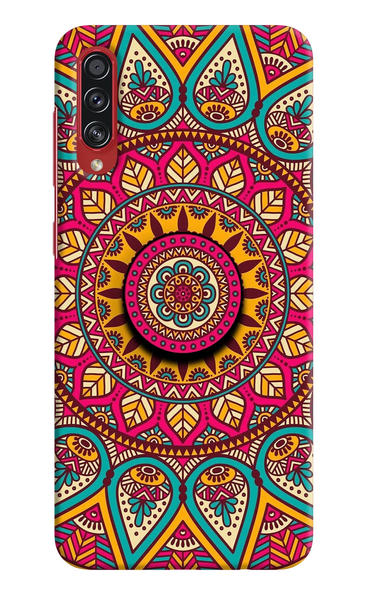 Mandala Samsung A70s Pop Case by Casekaro