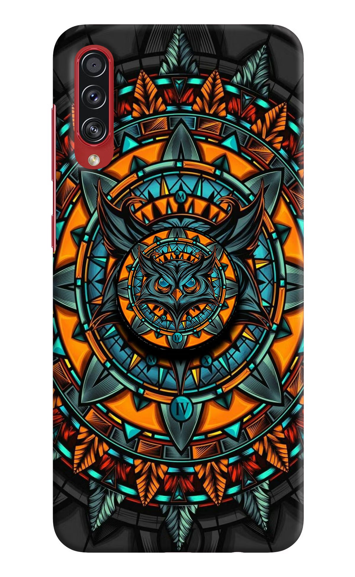 Angry Owl Samsung A70s Pop Case by Casekaro