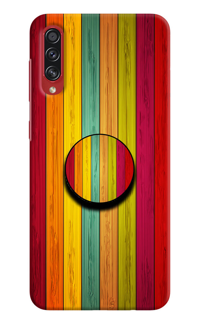 Multicolor Wooden Samsung A70s Pop Case by Casekaro