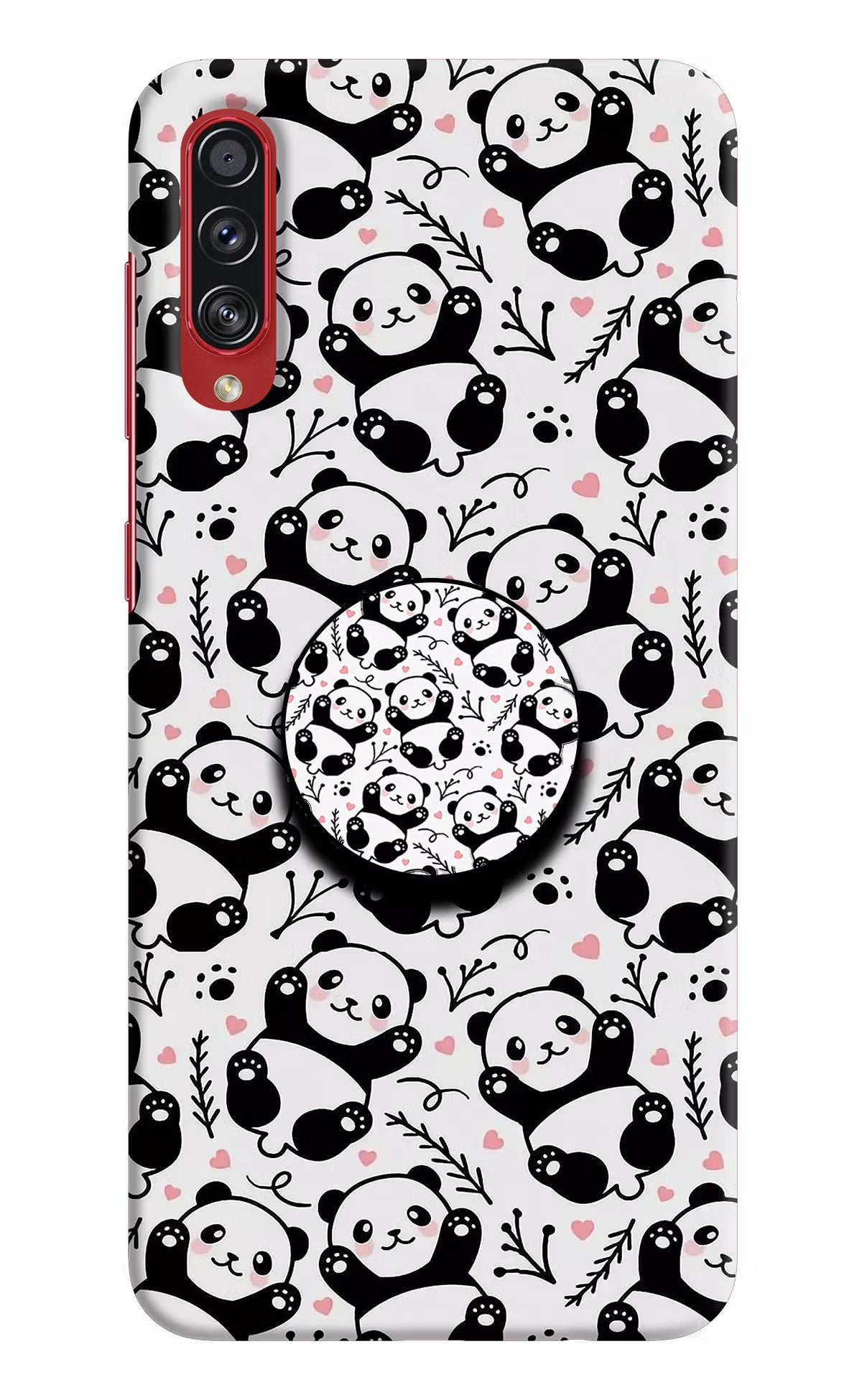 Cute Panda Samsung A70s Pop Case by Casekaro