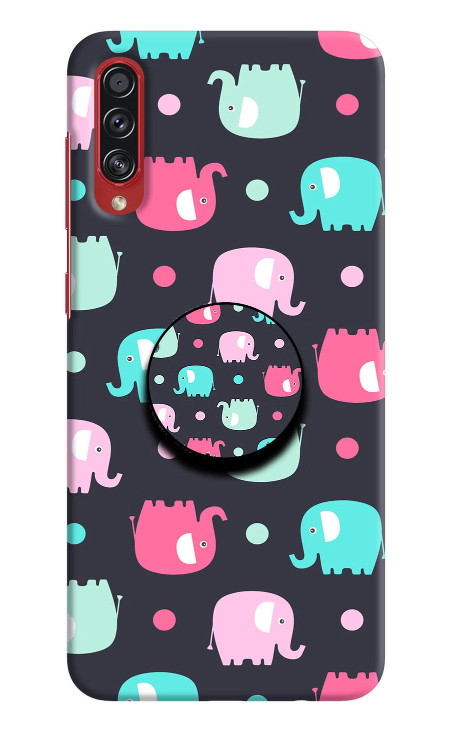Baby Elephants Samsung A70s Pop Case, Hard case