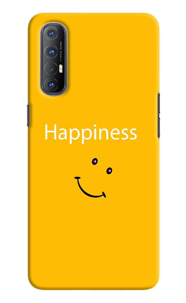 Happiness With Smiley Oppo Reno3 Pro Hard Case Back Cover by Casekaro