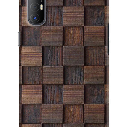Wooden Cube Design Oppo Reno3 Pro Hard Case Back Cover by Casekaro