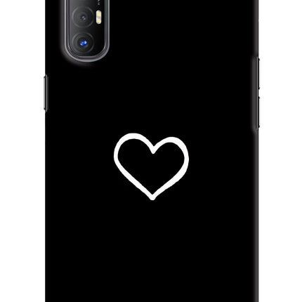 Heart Oppo Reno3 Pro Hard Case Back Cover by Casekaro