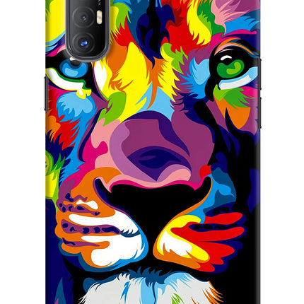 Lion Oppo Reno3 Pro Hard Case Back Cover by Casekaro