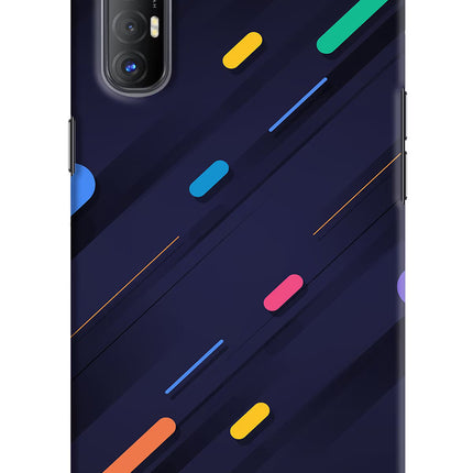 Abstract Design Oppo Reno3 Pro Hard Case Back Cover by Casekaro