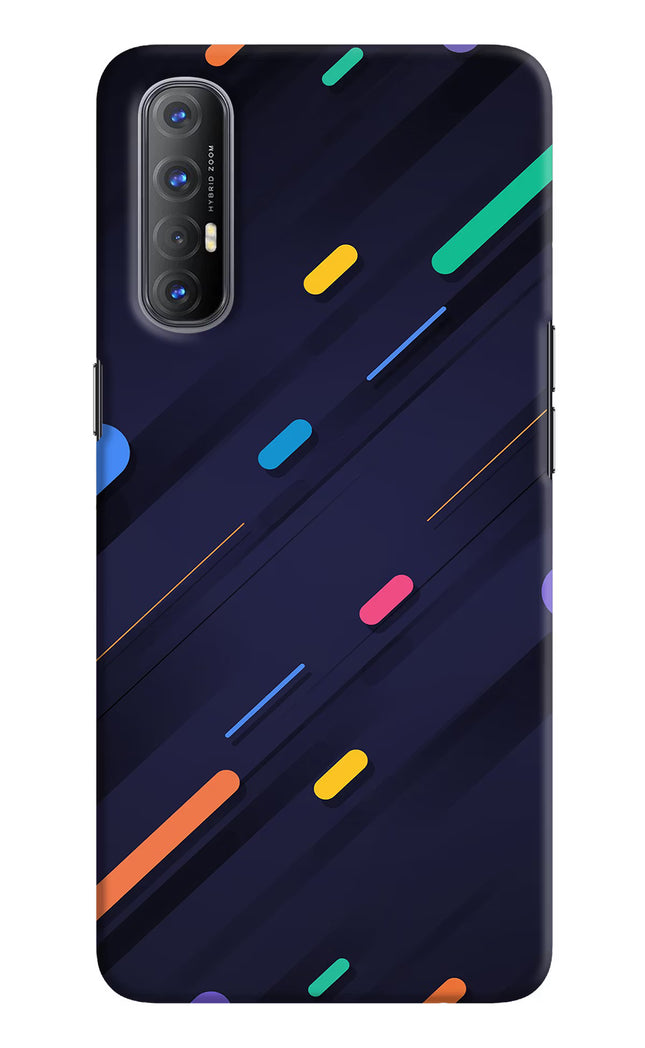 Abstract Design Oppo Reno3 Pro Hard Case Back Cover by Casekaro