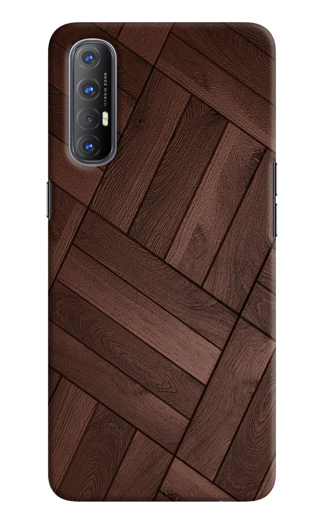 Wooden Texture Design Oppo Reno3 Pro Hard Case Back Cover by Casekaro