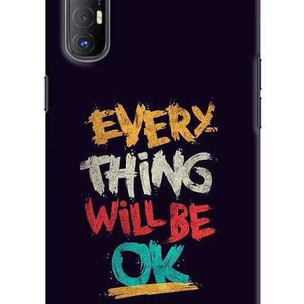 Everything Will Be Ok Oppo Reno3 Pro Hard Case Back Cover by Casekaro