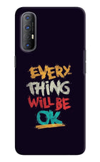 Everything Will Be Ok Oppo Reno3 Pro Hard Case Back Cover by Casekaro