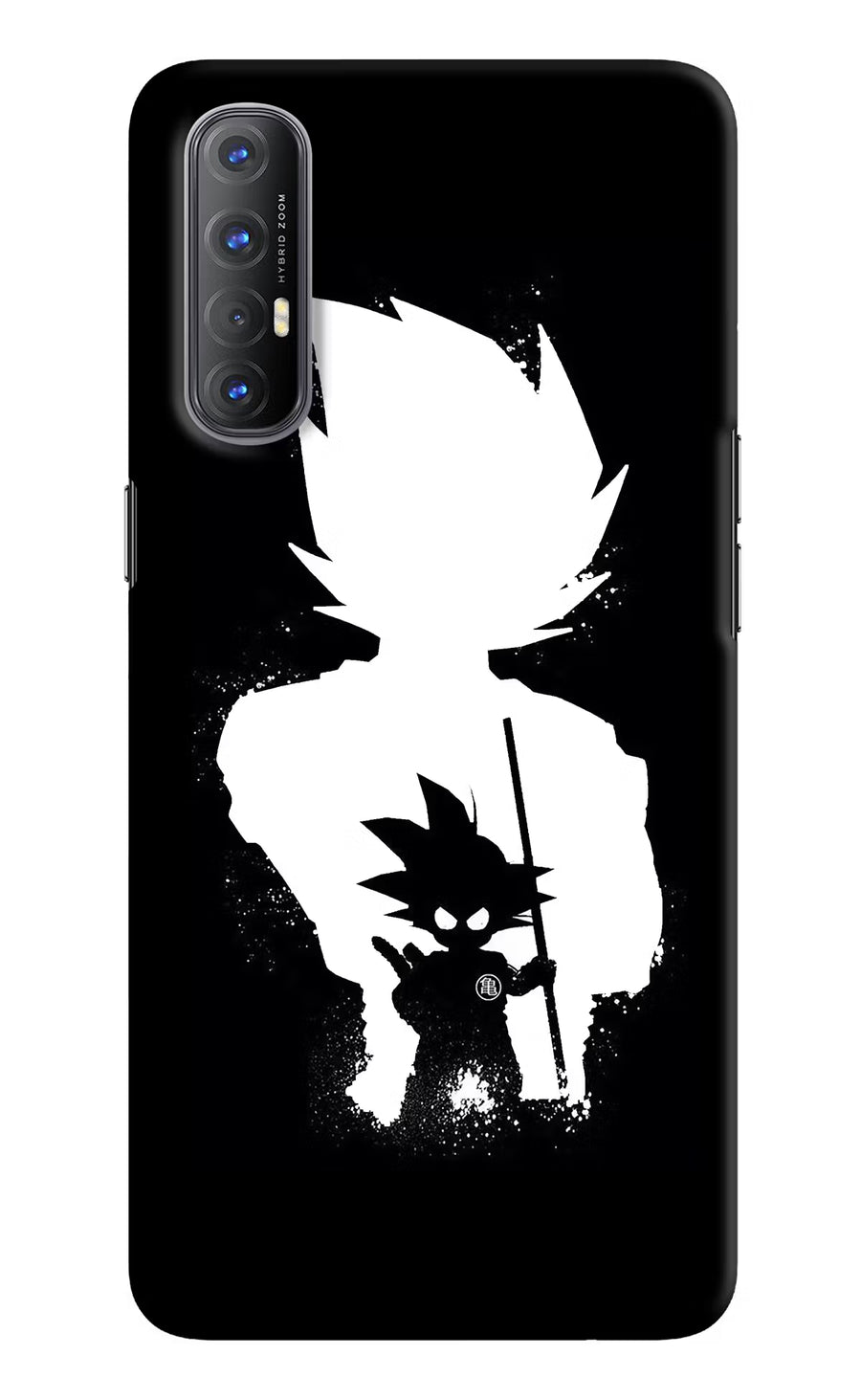 Goku Shadow Oppo Reno3 Pro Back Cover, Hard case