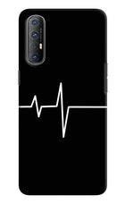 Heart Beats Oppo Reno3 Pro Hard Case Back Cover by Casekaro