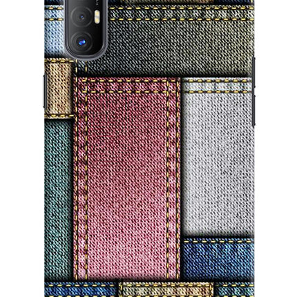 Multicolor Jeans Oppo Reno3 Pro Hard Case Back Cover by Casekaro