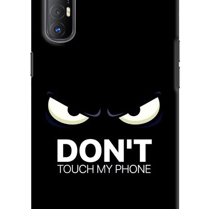 Don'T Touch My Phone Oppo Reno3 Pro Hard Case Back Cover by Casekaro