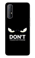 Don'T Touch My Phone Oppo Reno3 Pro Hard Case Back Cover by Casekaro