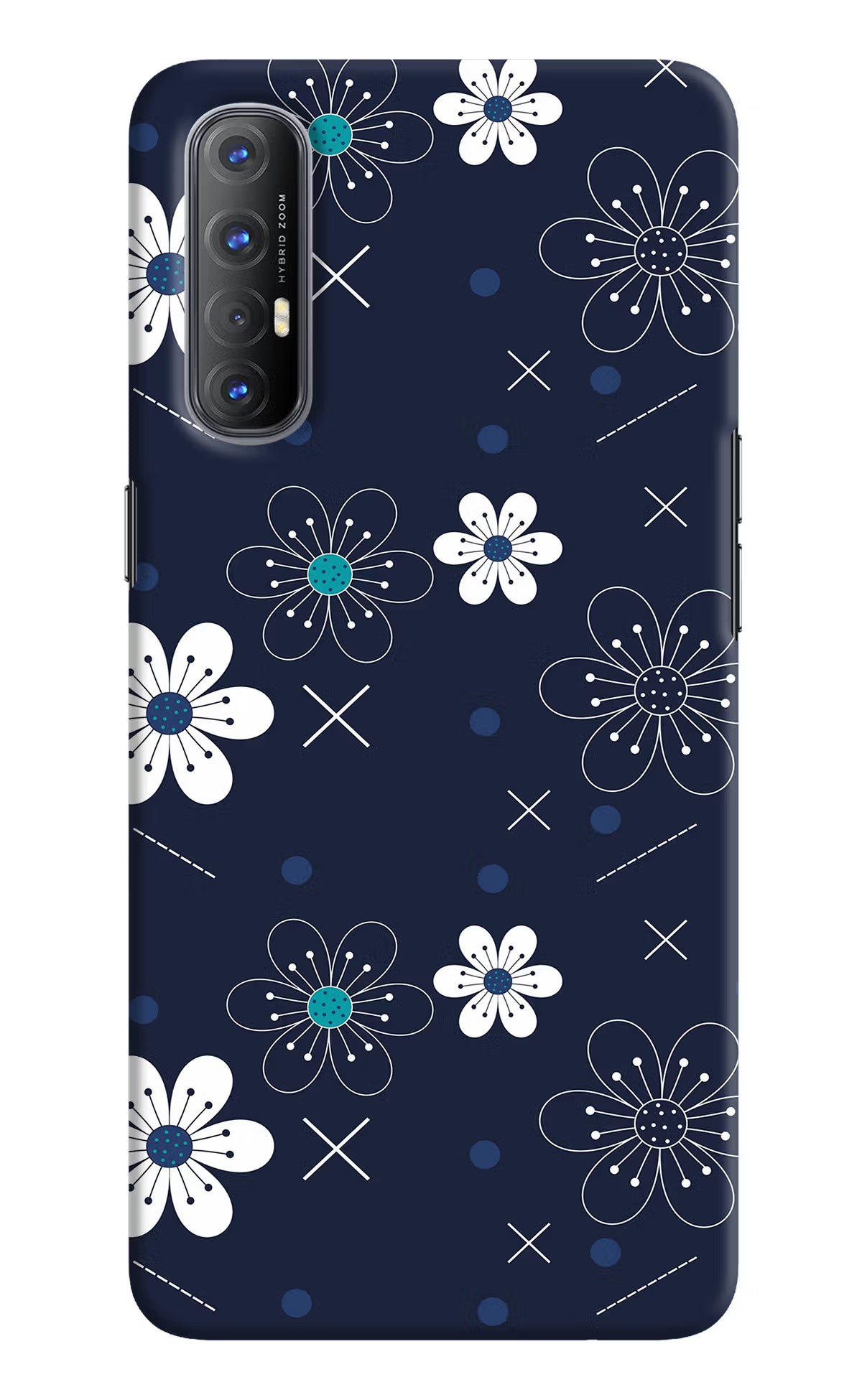 Flowers Oppo Reno3 Pro Hard Case Back Cover by Casekaro