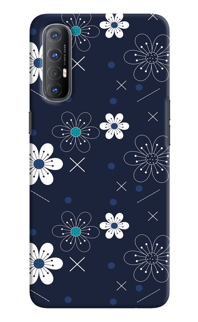 Flowers Oppo Reno3 Pro Hard Case Back Cover by Casekaro