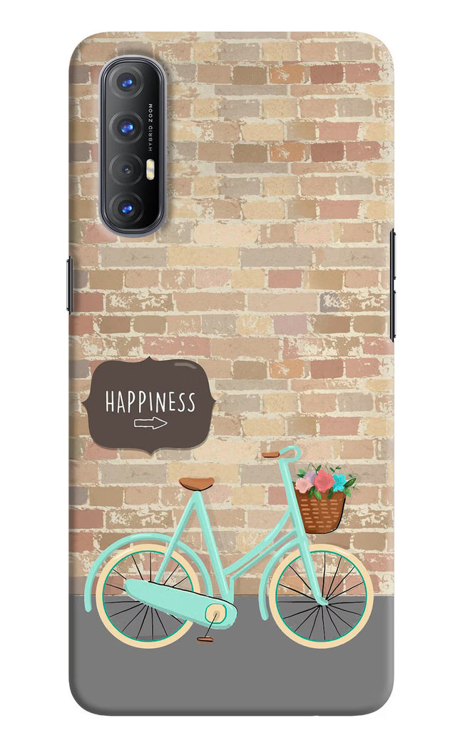 Happiness Artwork Oppo Reno3 Pro Hard Case Back Cover by Casekaro