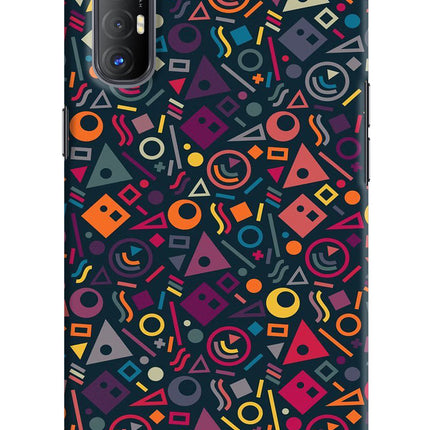 Geometric Abstract Oppo Reno3 Pro Hard Case Back Cover by Casekaro
