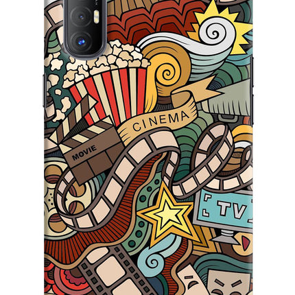 Cinema Abstract Oppo Reno3 Pro Hard Case Back Cover by Casekaro