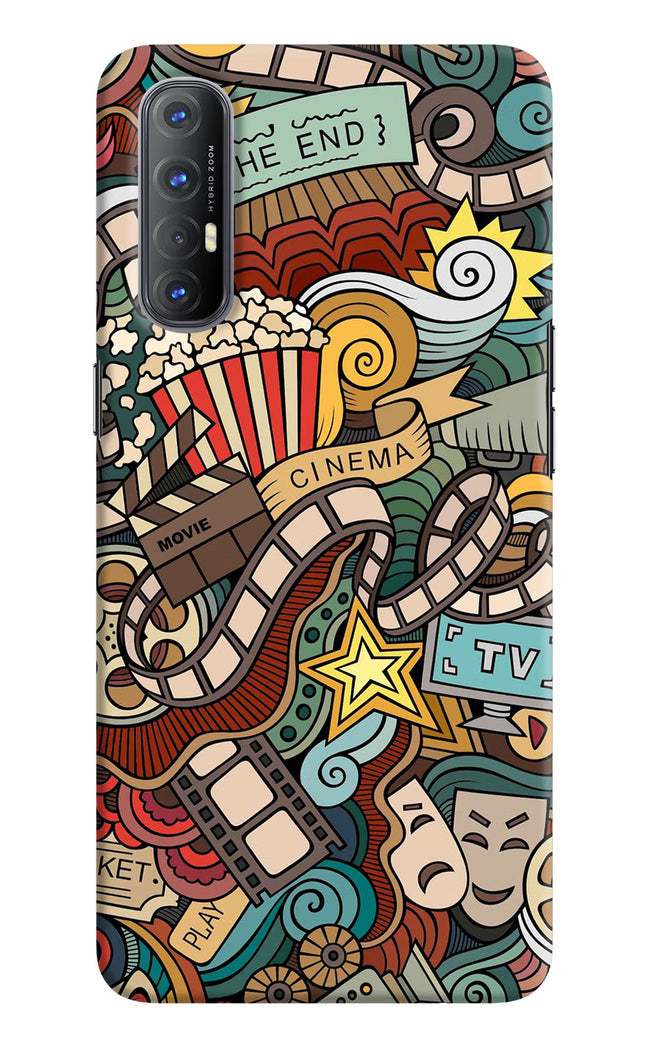 Cinema Abstract Oppo Reno3 Pro Hard Case Back Cover by Casekaro