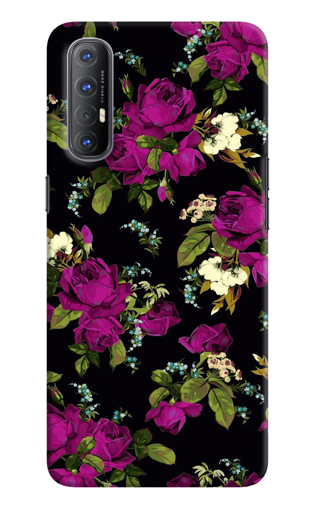 Flowers Oppo Reno3 Pro Hard Case Back Cover by Casekaro