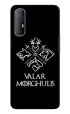Valar Morghulis | Game Of Thrones Oppo Reno3 Pro Hard Case Back Cover by Casekaro