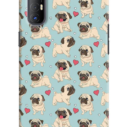 Pug Dog Oppo Reno3 Pro Hard Case Back Cover by Casekaro