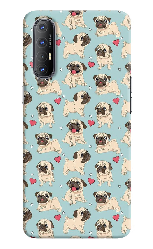 Pug Dog Oppo Reno3 Pro Hard Case Back Cover by Casekaro