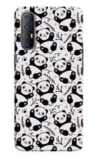 Cute Panda Oppo Reno3 Pro Hard Case Back Cover by Casekaro