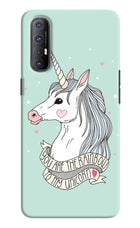 Unicorn Wallpaper Oppo Reno3 Pro Hard Case Back Cover by Casekaro