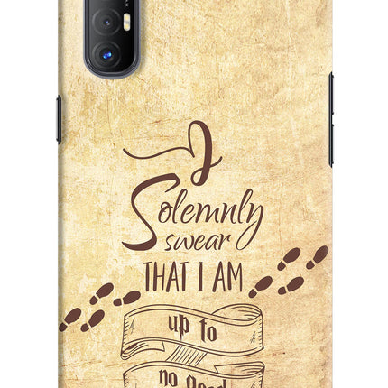 I Solemnly swear that i up to no good Oppo Reno3 Pro Hard Case Back Cover by Casekaro