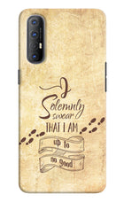 I Solemnly swear that i up to no good Oppo Reno3 Pro Hard Case Back Cover by Casekaro