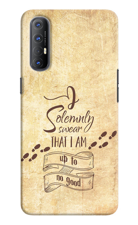 I Solemnly swear that i up to no good Oppo Reno3 Pro Hard Case Back Cover by Casekaro