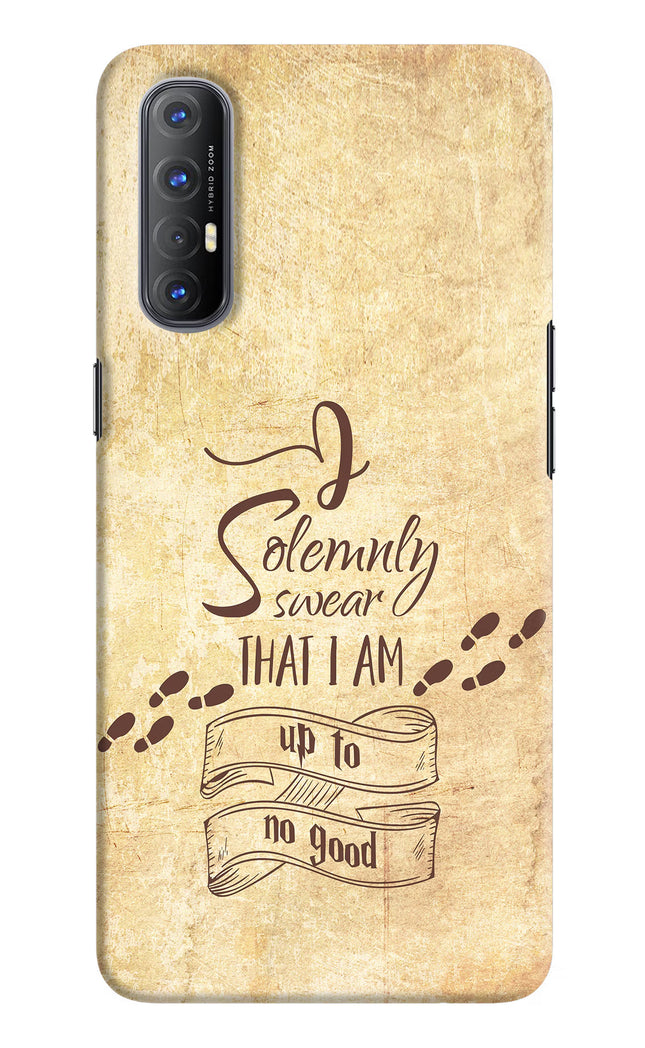 I Solemnly swear that i up to no good Oppo Reno3 Pro Hard Case Back Cover by Casekaro